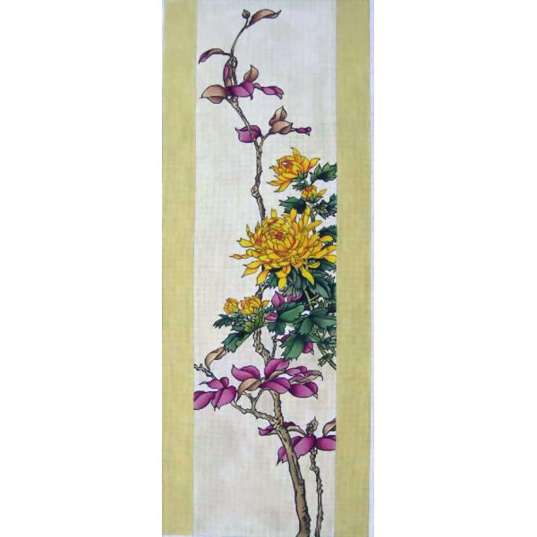 click here to view larger image of Fall - Chrysanthemum (hand painted canvases)