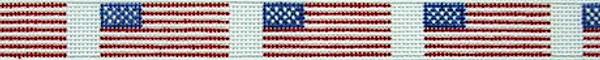 click here to view larger image of American Flag (hand painted canvases)