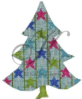 click here to view larger image of Twirly Wirly Stars Tree Stitch Guide (books)