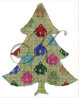 click here to view larger image of Jingle Bells Tree (hand painted canvases)