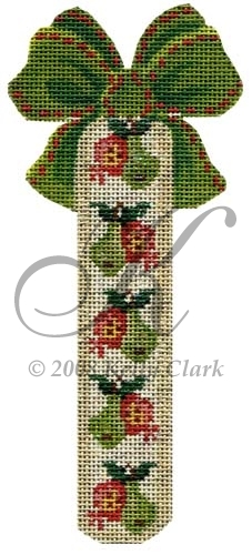 click here to view larger image of Pear and Pomegranate on a Stick (hand painted canvases)