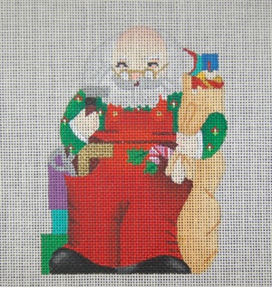 click here to view larger image of Workshop Santa (hand painted canvases)