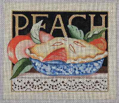 click here to view larger image of Peach Pie (hand painted canvases)