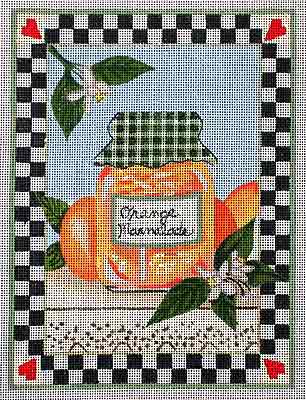 click here to view larger image of Orange Marmalade (hand painted canvases)