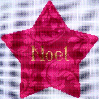click here to view larger image of Noel  Xmas Star (hand painted canvases)