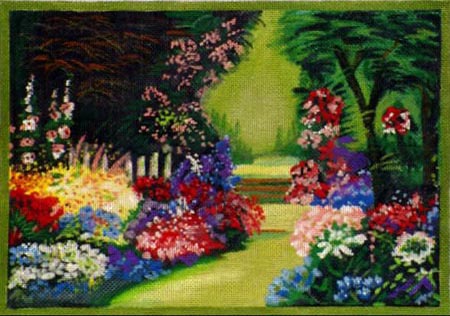 click here to view larger image of Summer Garden (hand painted canvases)