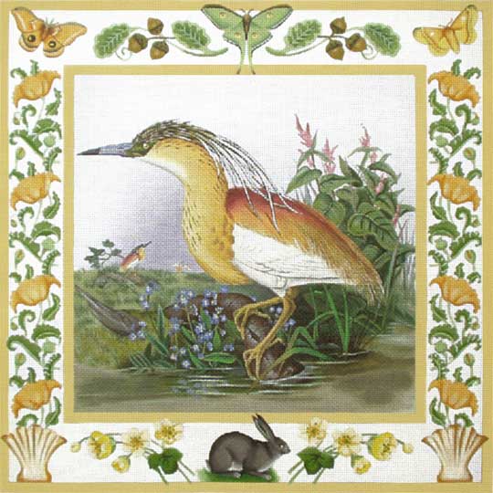 click here to view larger image of Yellow Heron (hand painted canvases)