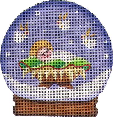 click here to view larger image of Baby Jesus Globe (hand painted canvases)