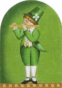 click here to view larger image of Saint Paddy Kid - Flute (hand painted canvases)