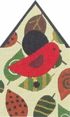 click here to view larger image of Leaf Birdhouse (hand painted canvases)