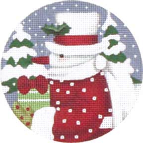 click here to view larger image of Classic Snowman (hand painted canvases)