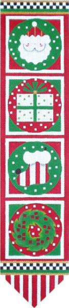 click here to view larger image of Santa Banner (hand painted canvases)