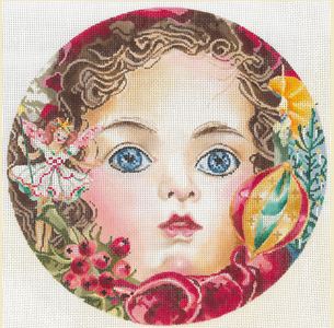 click here to view larger image of Doll's Head (hand painted canvases)