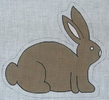 click here to view larger image of New Chocolate Bunny (hand painted canvases)