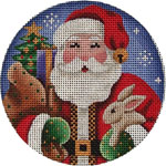 click here to view larger image of Forest Santa (hand painted canvases)