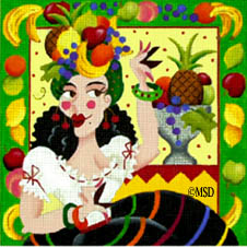 click here to view larger image of Carmen - Wild Women (hand painted canvases)