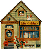 click here to view larger image of Wick n Wax Candle Shop - Halloween Town (hand painted canvases)