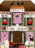 click here to view larger image of Stone-Ground Caskets (hand painted canvases)