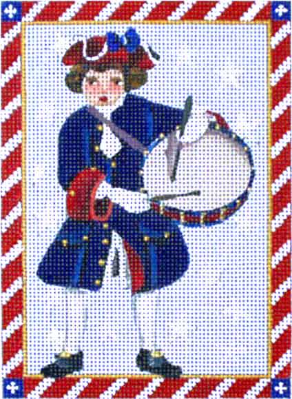 click here to view larger image of Victorian 4th of July - Drummer Boy (hand painted canvases)