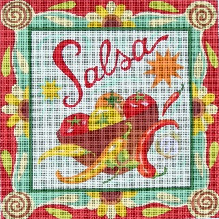 click here to view larger image of Salsa (hand painted canvases)