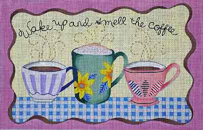 click here to view larger image of Wake Up And Smell The Coffee (hand painted canvases)