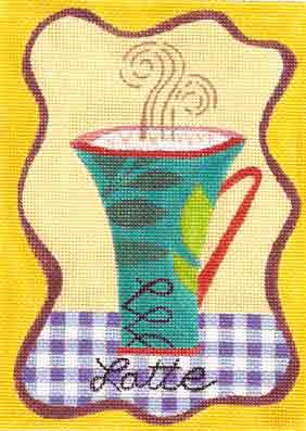 click here to view larger image of Latte (hand painted canvases)