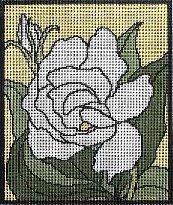 click here to view larger image of Gardenia (hand painted canvases)