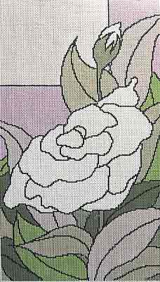 click here to view larger image of Gardenia (hand painted canvases)