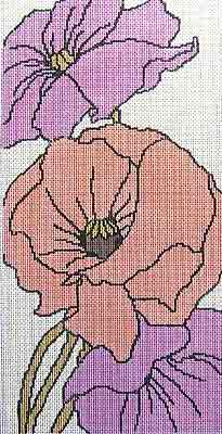 click here to view larger image of Poppy (hand painted canvases)
