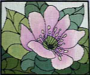 click here to view larger image of Hepatica (hand painted canvases)