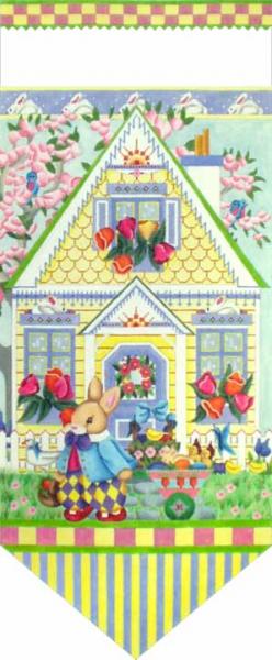 click here to view larger image of Easter House Banner (hand painted canvases)