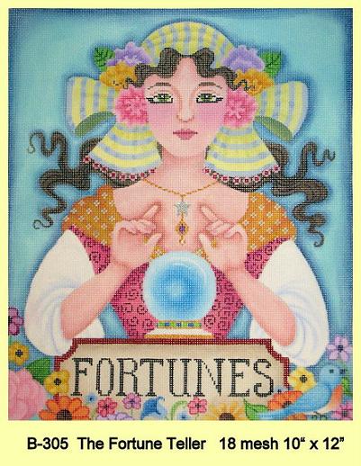click here to view larger image of Fortune Teller, The (hand painted canvases)