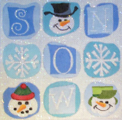 click here to view larger image of Snow (hand painted canvases)