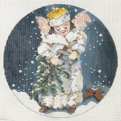 click here to view larger image of Angel Preparing Tree (hand painted canvases)
