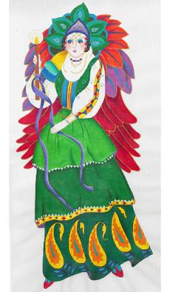 click here to view larger image of Harlequin Angel 1 (hand painted canvases)