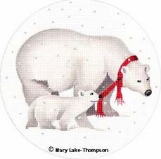 click here to view larger image of Polar Bears (hand painted canvases)