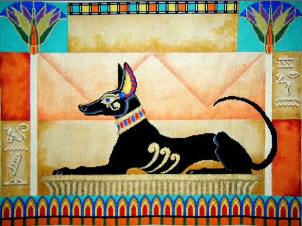 click here to view larger image of Pharoah Hound (hand painted canvases)