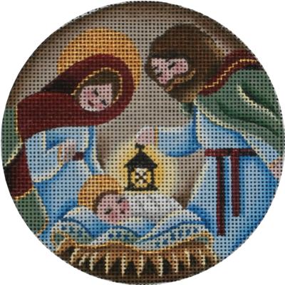 click here to view larger image of Nativity Ornament (hand painted canvases)