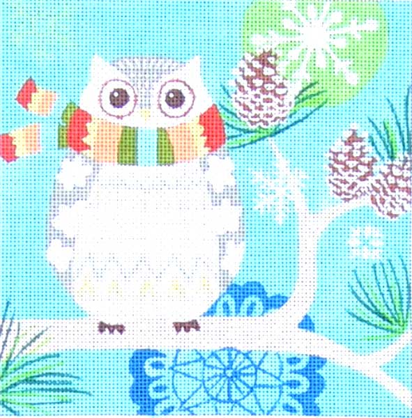 click here to view larger image of Woodland Owl (hand painted canvases)