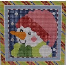 click here to view larger image of Snow Girl Square (hand painted canvases)