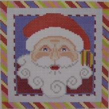 click here to view larger image of Santa Square (hand painted canvases)