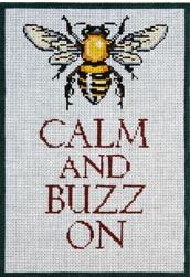 click here to view larger image of Bee Calm (hand painted canvases)