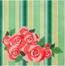 click here to view larger image of Roses (hand painted canvases)