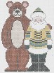 click here to view larger image of Bear Hug Santa (hand painted canvases)