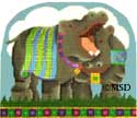 click here to view larger image of Hippo - Fancy 3D Ark Collection (hand painted canvases)