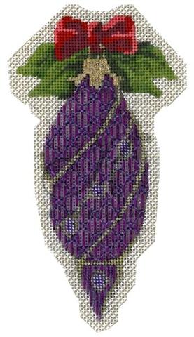 click here to view larger image of February Amethyst Ornament Stitch Guide (books)