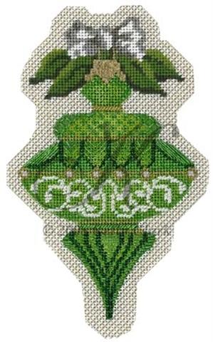 click here to view larger image of August Peridot Ornament Stitch Guide (books)