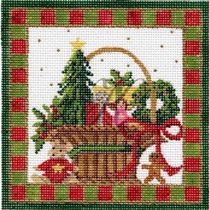 click here to view larger image of December Christmas Basket Stitch Guide (books)