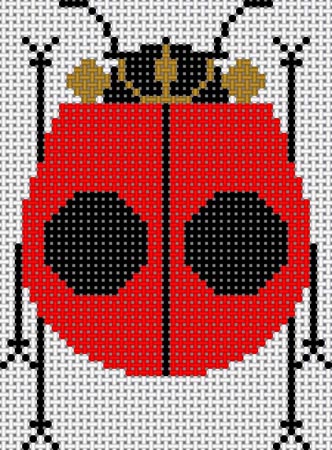 click here to view larger image of Ladybug - 18M (hand painted canvases)
