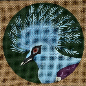 click here to view larger image of Crowned Pigeon - New Guinea (hand painted canvases)